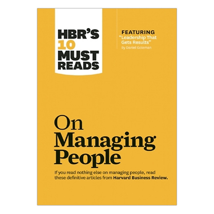 Sách Harvard Business Review's 10 Must Reads On Managing People