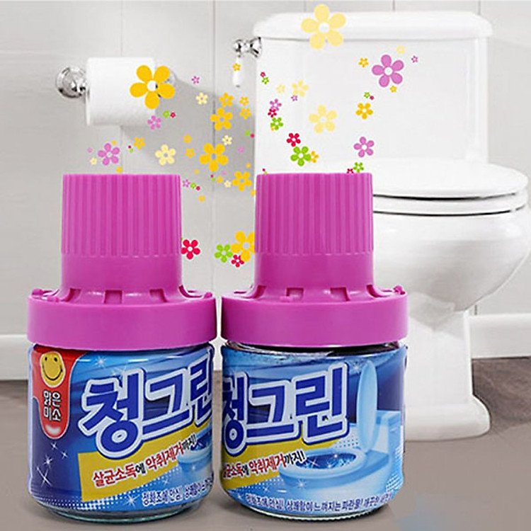 Chai Thả Bồn Cầu Khử Mùi diệt khuẩn rất tiện lợi và sạch sẽ