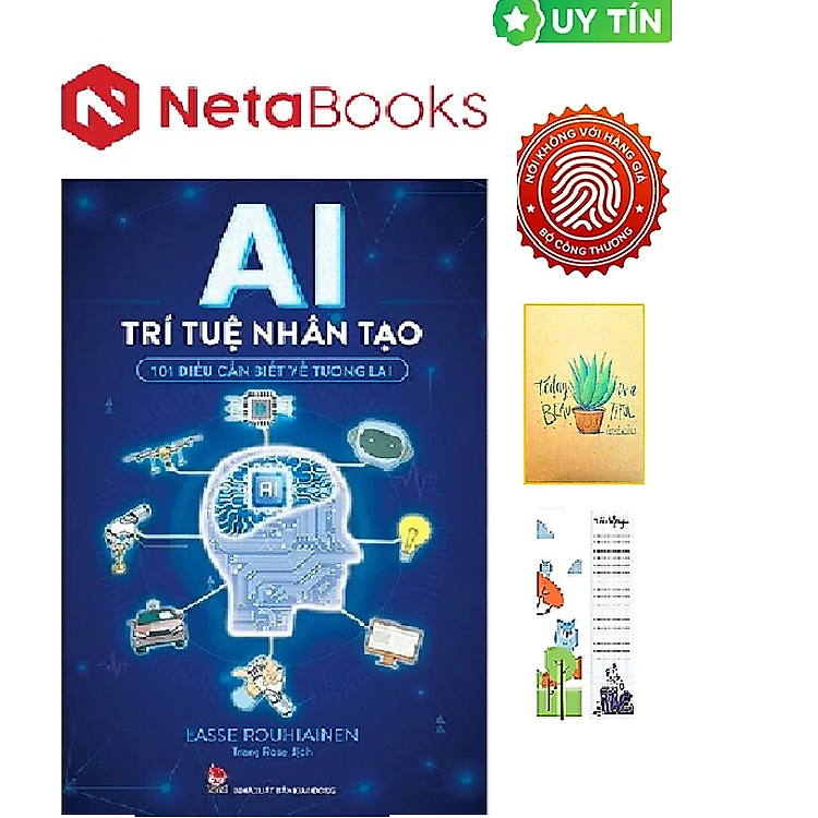 AI - Trí Tuệ Nhân Tạo - 101 Điều Cần Biết Về Tương Lai (Tặng Kèm Bookmark CÚ MÈO + SỔ TAY XƯƠNG RỒNG)