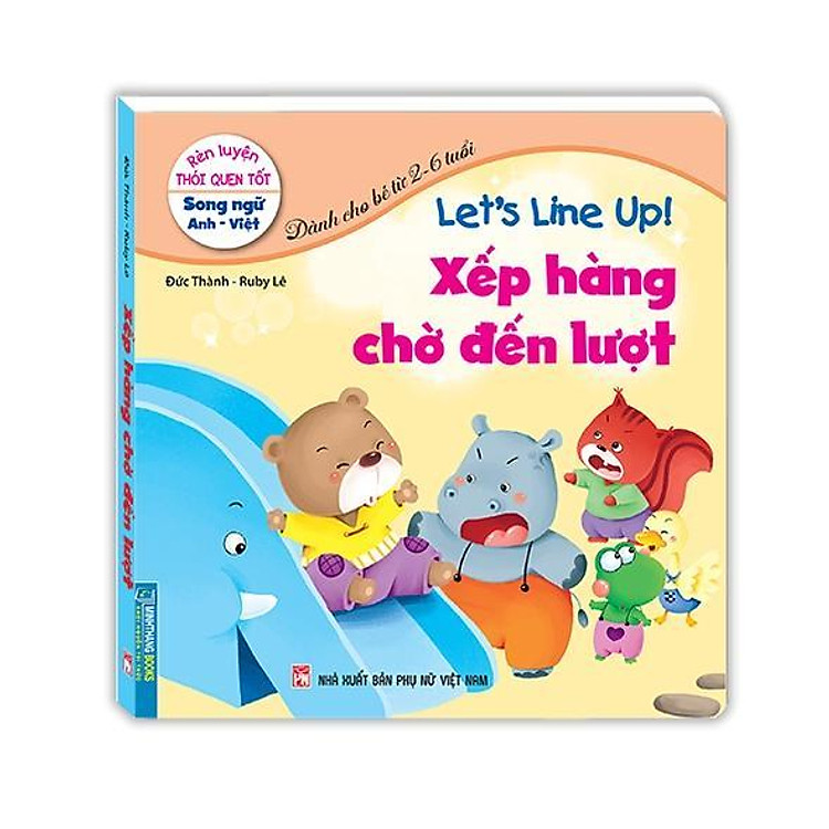 Rèn Luyện Thói Quen Tốt - Xếp Hàng Chờ Đến Lượt - Song Ngữ Anh Việt