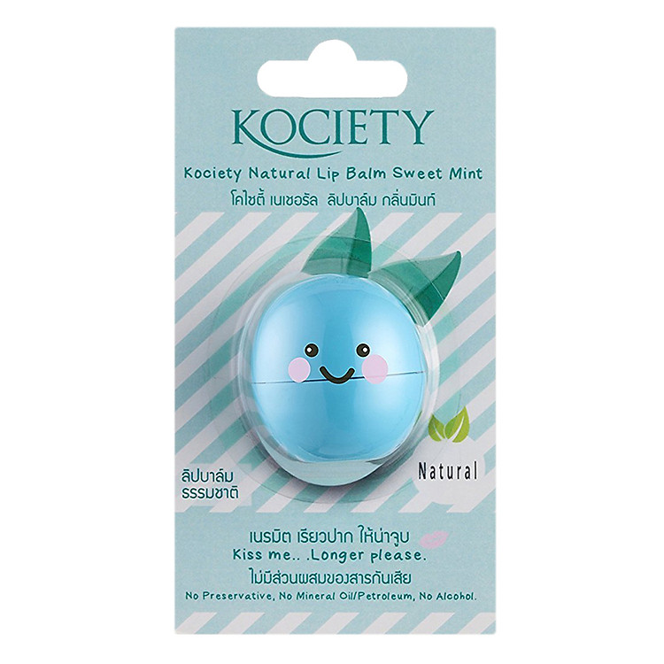 Son Dưỡng Môi Từ Tinh Chất Bạc Hà Kociety MK004 (10g)