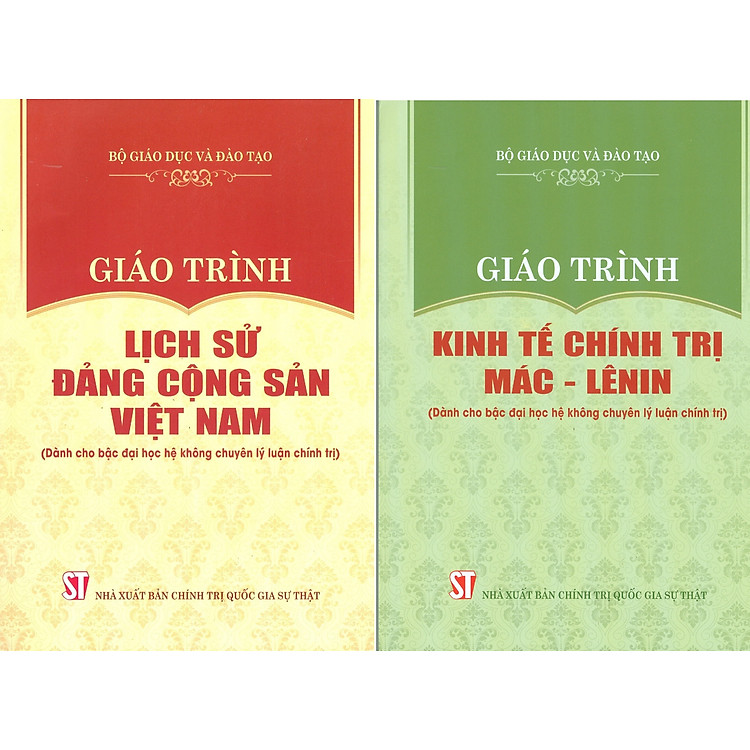 Giáo Trình Lịch Sử Đảng Cộng Sản Việt Nam + Giáo Trình Kinh Tế Chính Trị Mác – Lênin