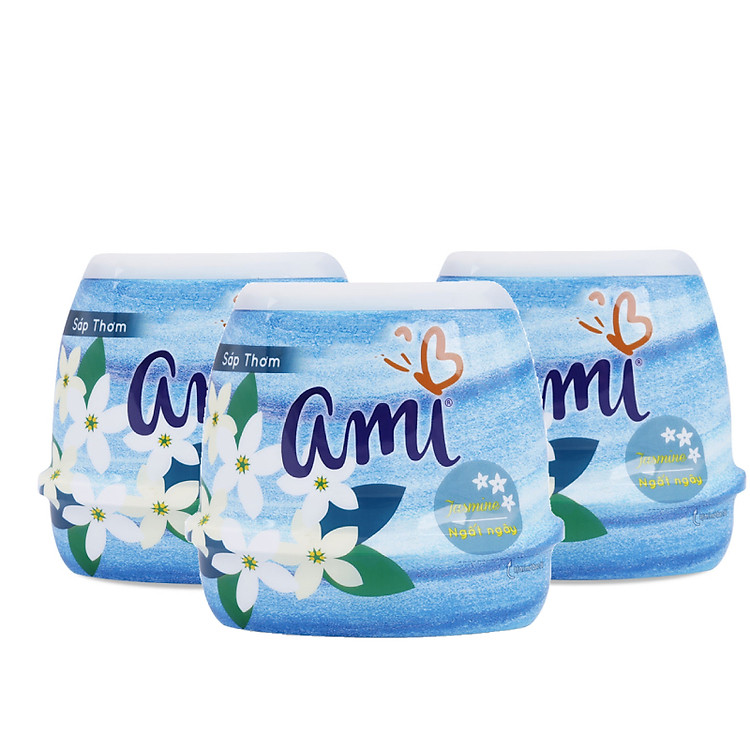 Lốc 3 Hộp Sáp Thơm Ami Jasmine - Ngất Ngây 200g