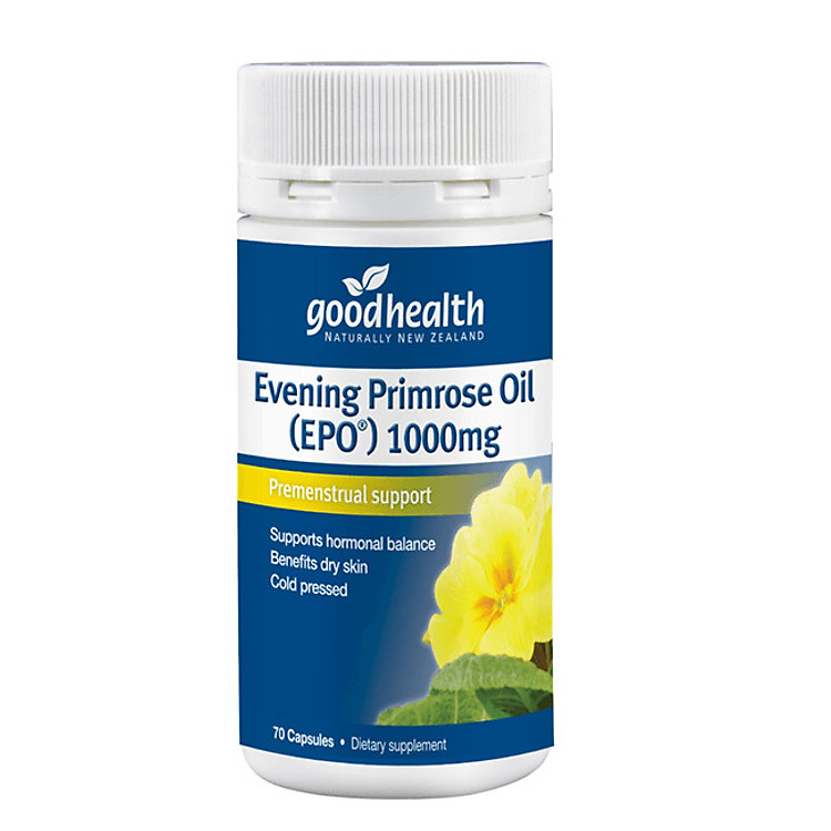 Thực phẩm chức năng Tinh dầu Hoa Anh Thảo Goodhealth Evening Primrose Oil 1000mg (70 viên) - Nhập khẩu New Zealand