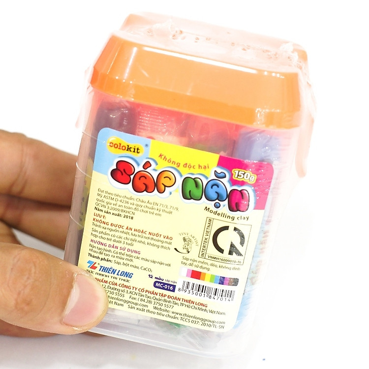 Mua Sáp Nặn 12M MC-016 - Cam Chính hãng Giá tốt - Hình ảnh 2