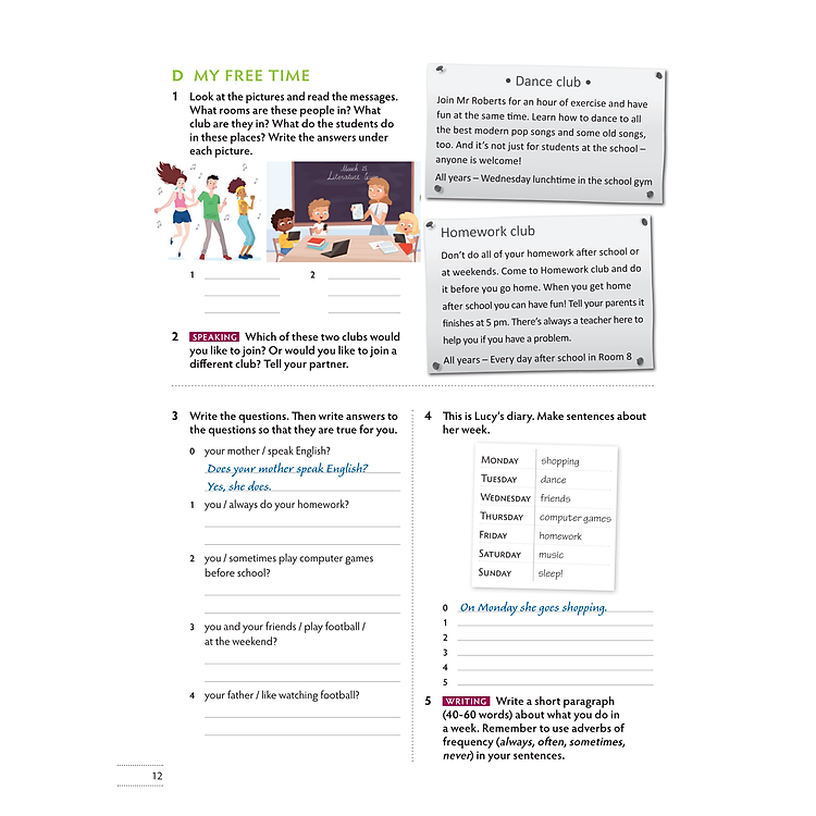 Tiếng Anh 7 Think - Workbook - Ảnh 6