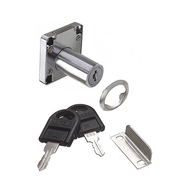 Khóa vuông chìa nhựa Hafele 30mm - 232.01.230