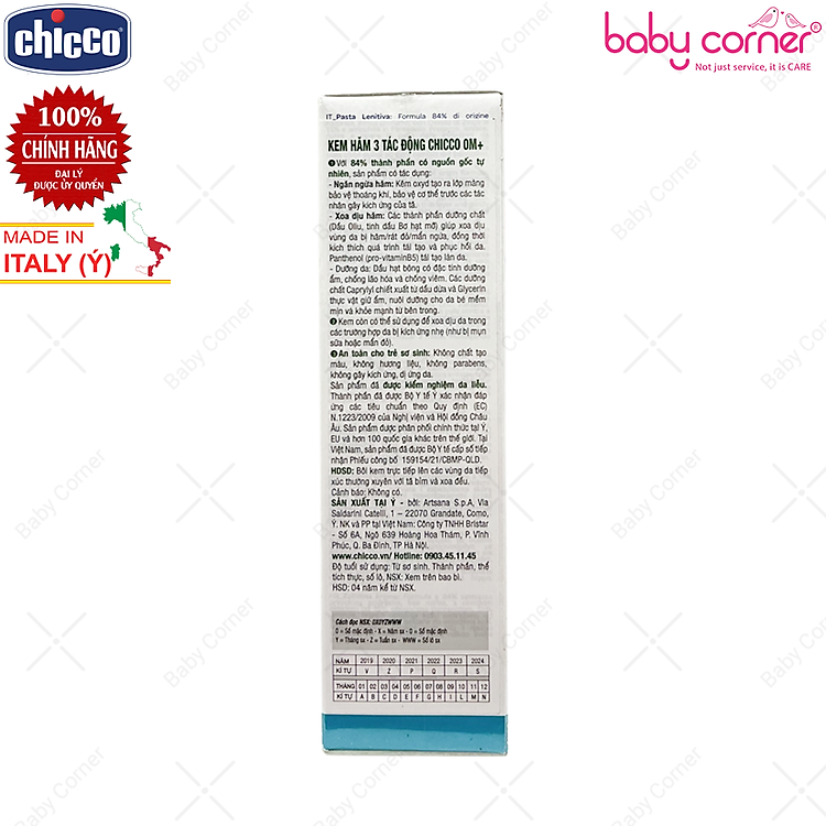 Kem Chống Hăm Chicco Baby Moments 100ml Chính hãng Giá tốt - Hình ảnh 4