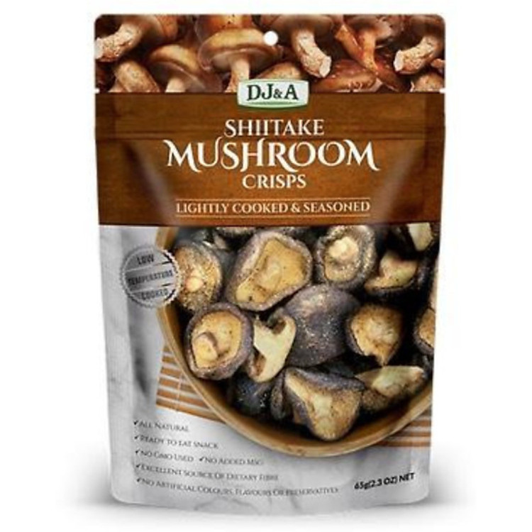 Nấm Shiitake sấy giòn DJ&A - DJ&A Shiitake Mushrooms Crisps