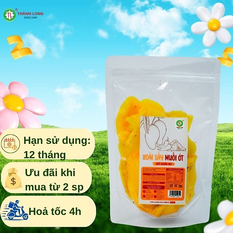 XOÀI SẤY MUỐI ỚT THÀNH LONG GÓI 200G/500G