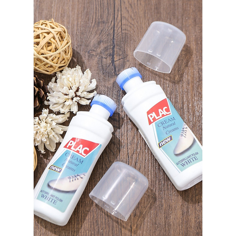 Chai Tẩy Trắng Giày Dép Và Túi Xách An Toàn - Nhỏ Gọn - Tiện Dụng Cho Người Sử Dụng, Chai Tẩy Trắng Plac Thông Minh Với Đầu Cọ Siêu Bền Chắc