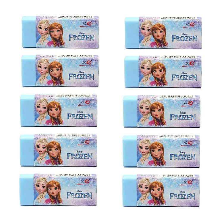 Bộ 10 Gôm Điểm 10 Disney Frozen E-017/FR