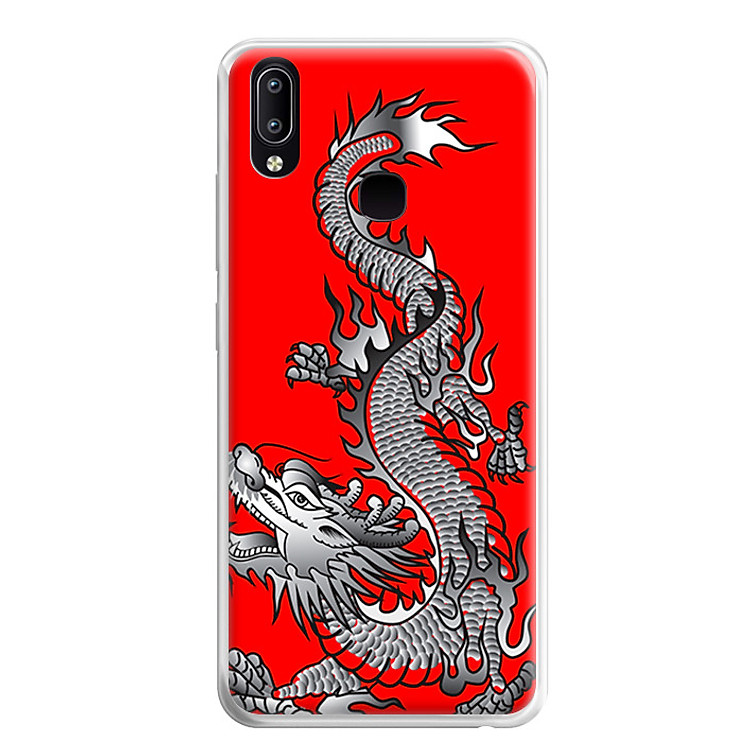 Ốp Lưng Dẻo Cho Điện Thoại Vivo Y91 - 0295 DRAGON03