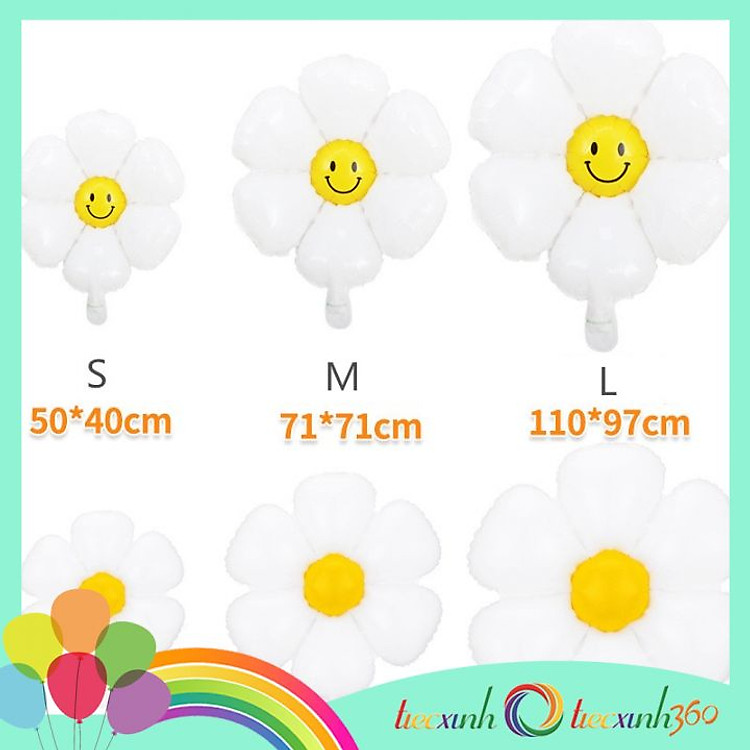 Bong bóng trang trí tiệc hoa cúc - Hoa cười (Nhỏ) - Ảnh 4