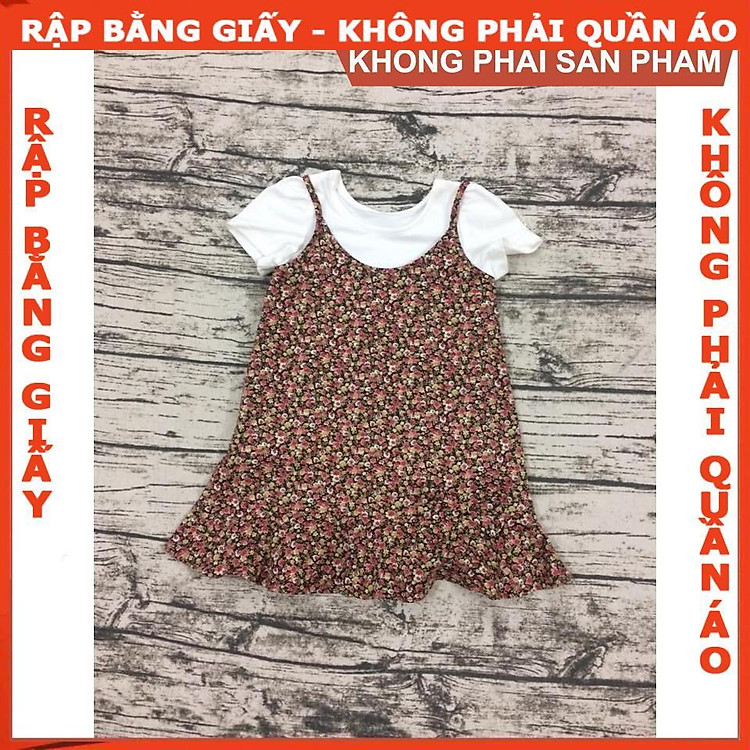 Rập giấy A0 đầm bé gái R255 (5 chiếc)