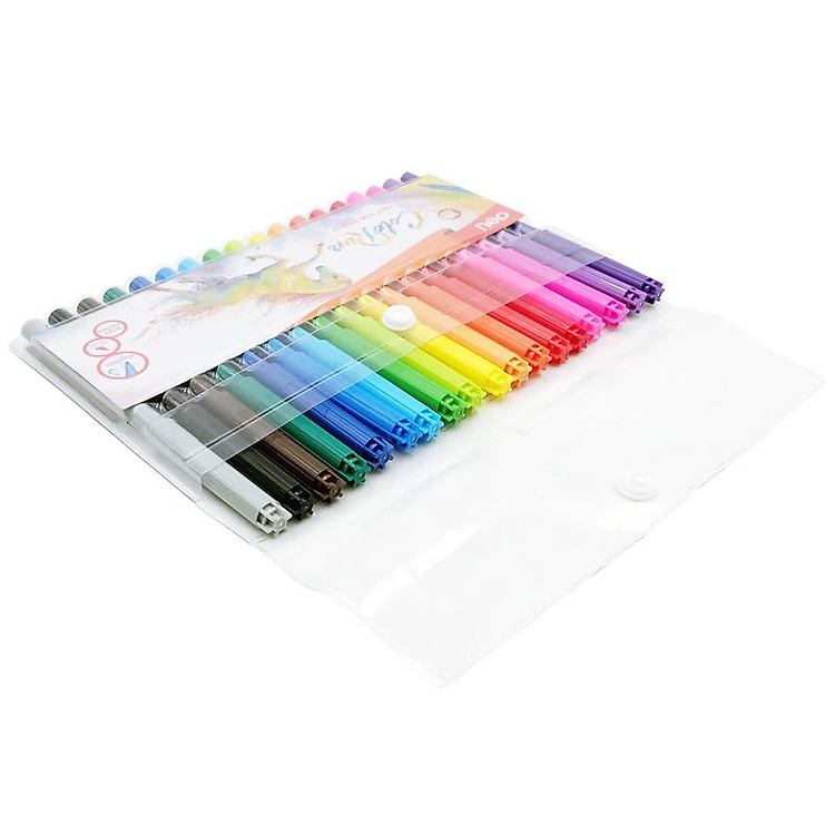 Bút Dạ Nước Deli C10013 (18 màu) - Ảnh 3