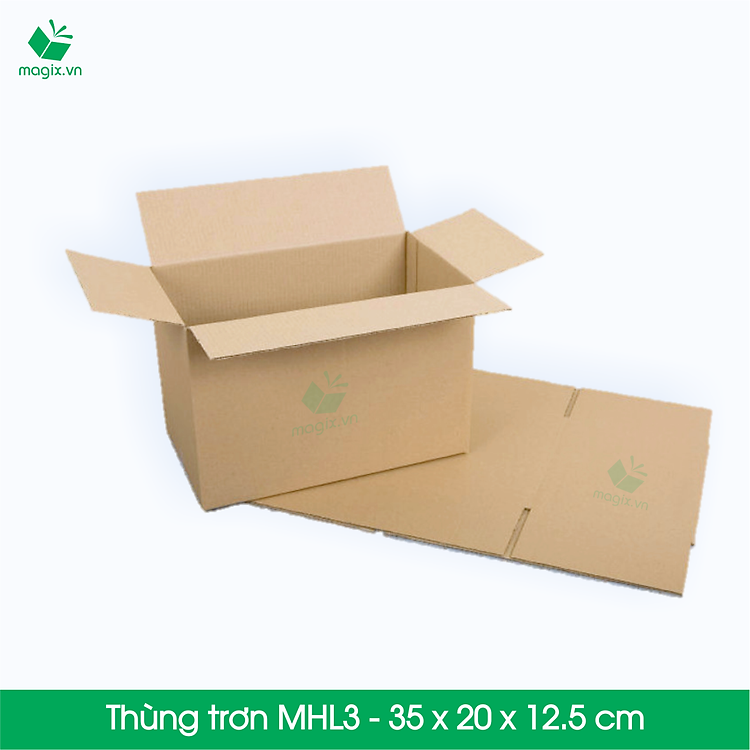 Hộp Carton Trơn MHL3 (20 chiếc) - Ảnh 2