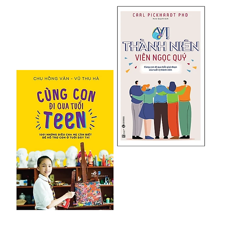 Combo 2 Cuốn Sách giúp Cha Mẹ Nắm Bắt Tâm Lí Tuổi Teen Của Con: Vị Thành Niên Viên Ngọc Quý + Cùng Con Đi Qua Tuổi Teen