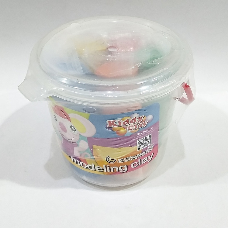 Đất Nặn 5 Màu Kiddy Clay BK4005 Chính hãng Ưu đãi - Hình ảnh 3