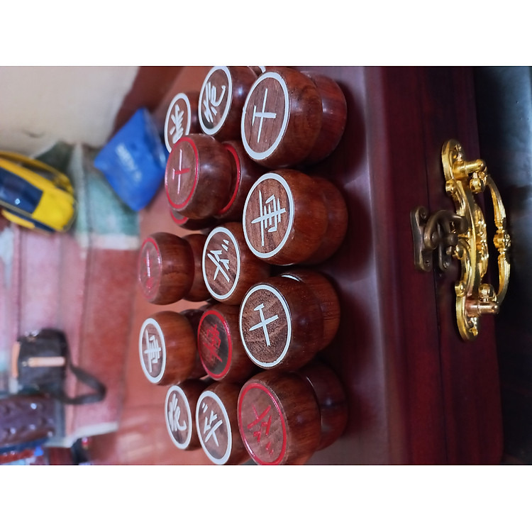 Quân cờ tướng gỗ hương Vua cờ Chính hãng Giá tốt