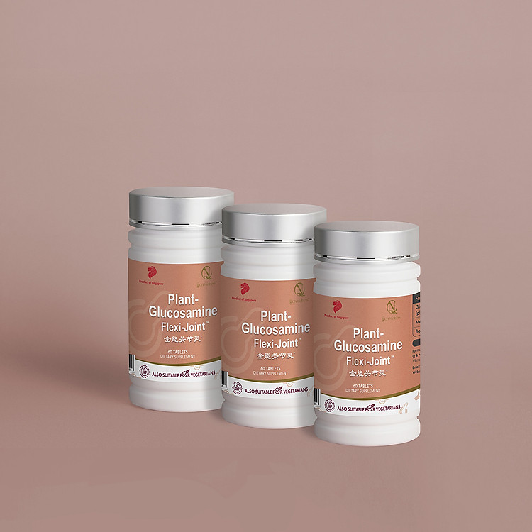 Combo Siêu Ưu Đãi Viên Uống Hỗ Trợ Xương Khớp Plant Glucosamine QN Wellness Chiết Xuất Ngô Thuần Chay, Cung Cấp Máu Cho Khớp, Hỗ Trợ Giảm Sưng, Nâng Đỡ Sụn, Tăng Khả Năng Vận Động - Hộp 60 Viên x 3