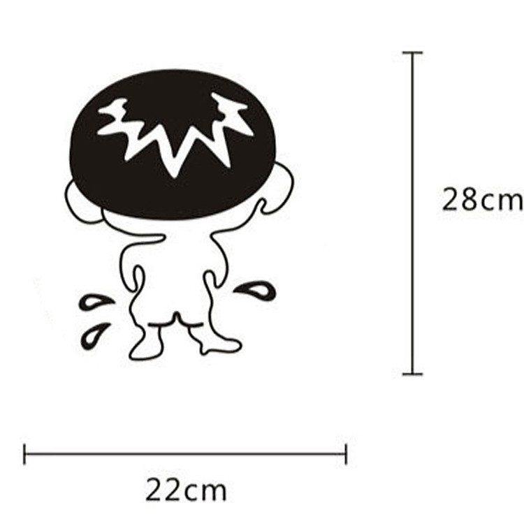 Decal dán trang trí bồn cầu chống thấm nước dễ lau chùi - Ảnh 3