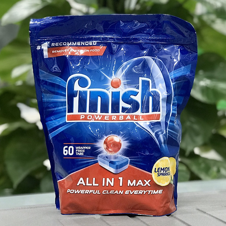 Viên rửa bát Finish All in 1 Max 60 viên