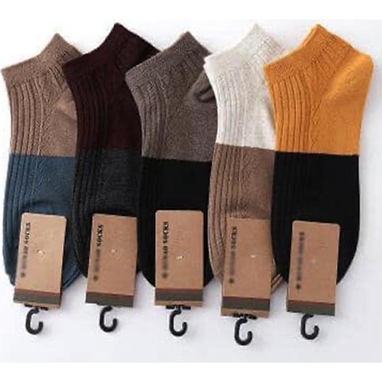 COMBO 05 ĐÔI TẤT NAM CAO CẤP HAI MÀU SIÊU ĐẸP, MỀM, MỊN, THOÁNG MÁT VNA0105 (MNN)