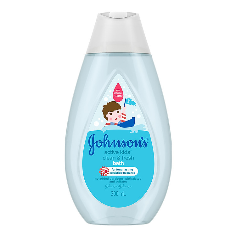 Sữa tắm Johnson's Baby thơm mát năng động (200ml)