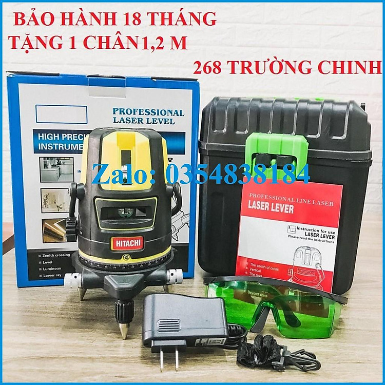 Máy cân bằng laze tia xanh Siêu Sáng HITACHI - Máy Cân Mực Laze HITACHI