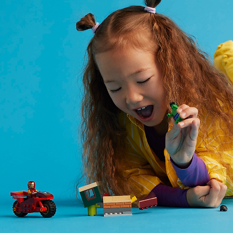 LEGO SUPERHEROES 76287 Xe Máy Iron Man Chính hãng Tiết kiệm - Hình ảnh 5