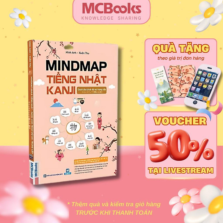 Mindmap Kanji Tiếng Nhật – Dành Cho Trình Độ Sơ, Trung Cấp