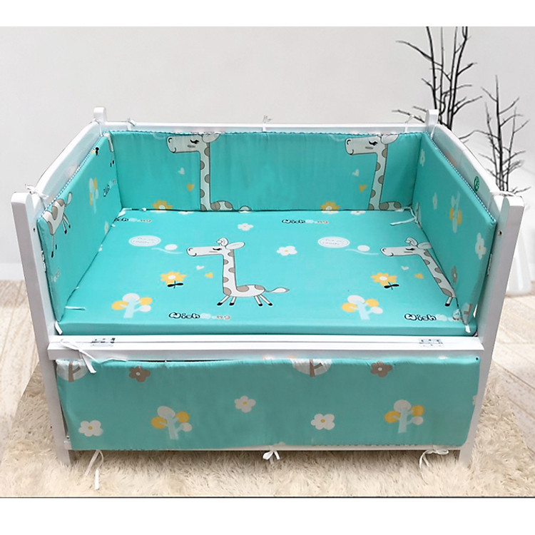 Nệm quây cũi và ga vải bọc đệm cũi cho bé GoldCat