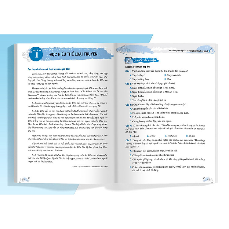 Bồi Dưỡng Và Nâng Cao Kỹ Năng Đọc Hiểu Ngữ Văn 6 - Ảnh 5