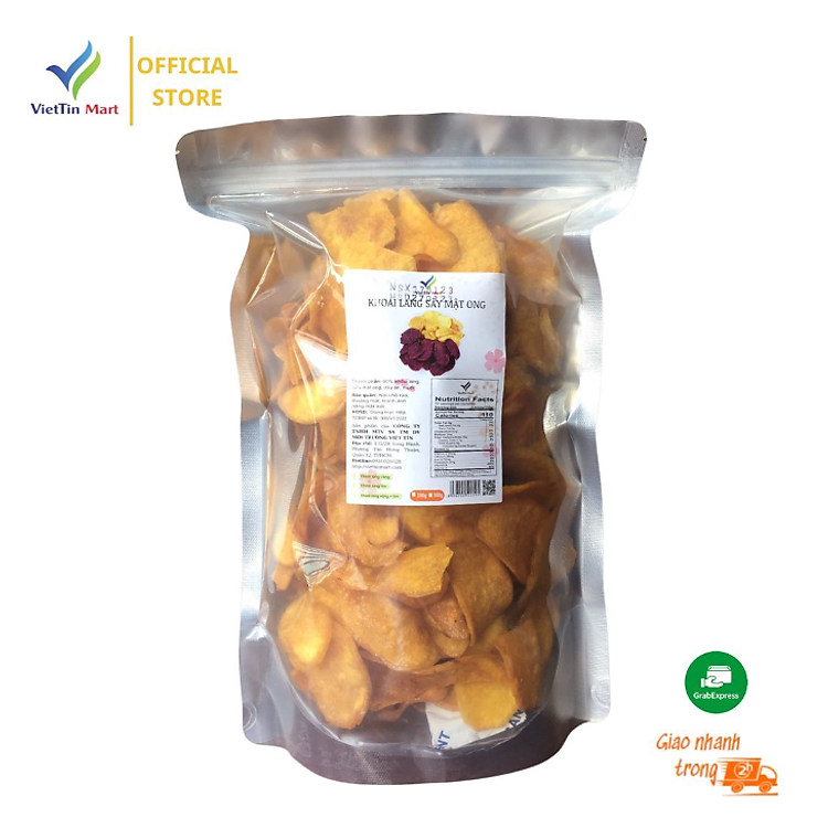 Khoai Lang Vàng Sấy Tẩm Mật Ong Viettin Mart 500G