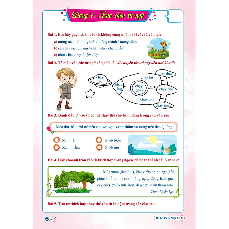 Ôn Hè Tiếng Việt 4 - Dành cho học sinh lớp 4 vào 5 - Ảnh 6