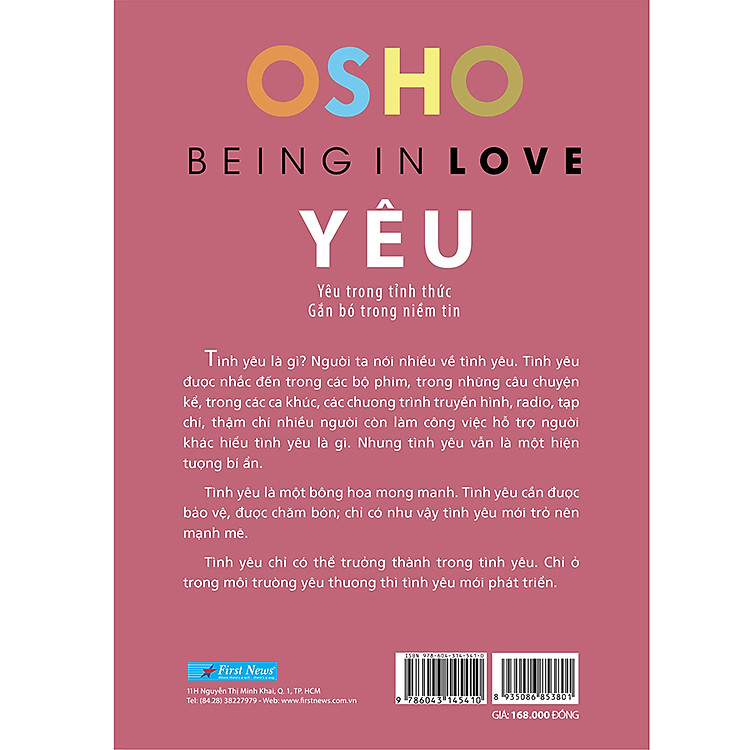 OSHO Yêu - Being In Love - Yêu Trong Tỉnh Thức - Ảnh 2