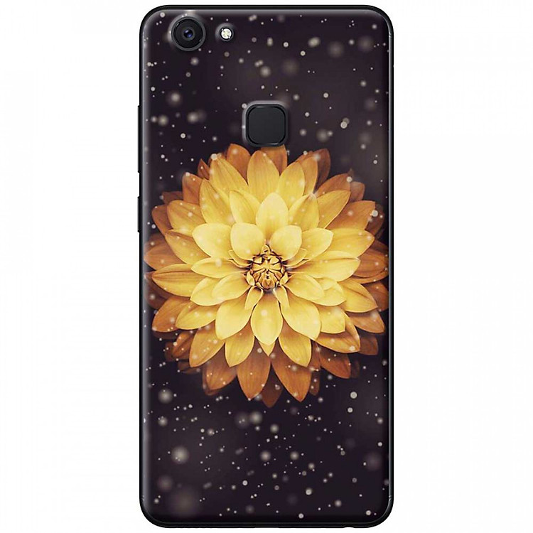 Ốp lưng dành cho Vivo V7 mẫu Hoa cúc vàng