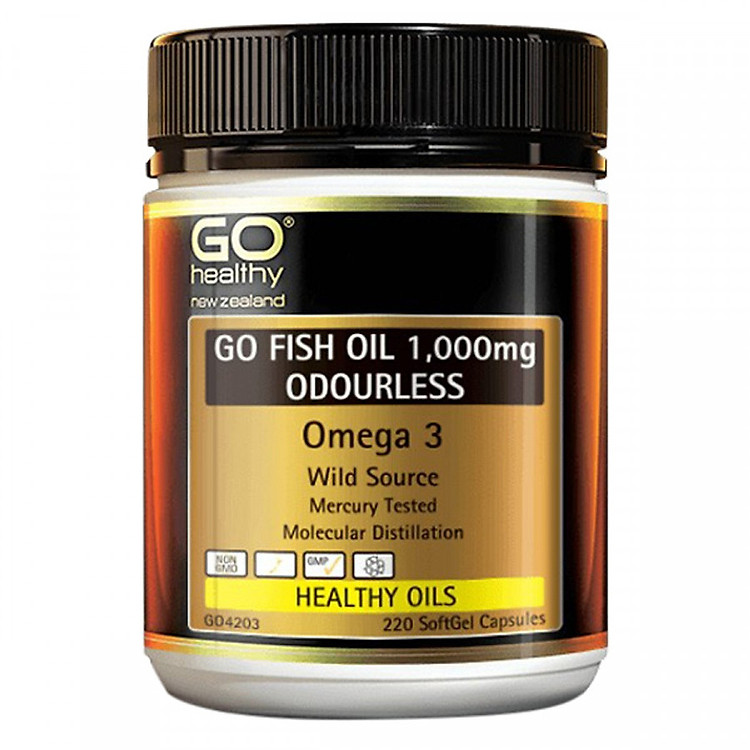 Thực Phẩm Chức Năng Viên Dầu Cá Omega 3 GO Fish Oil 1000mg