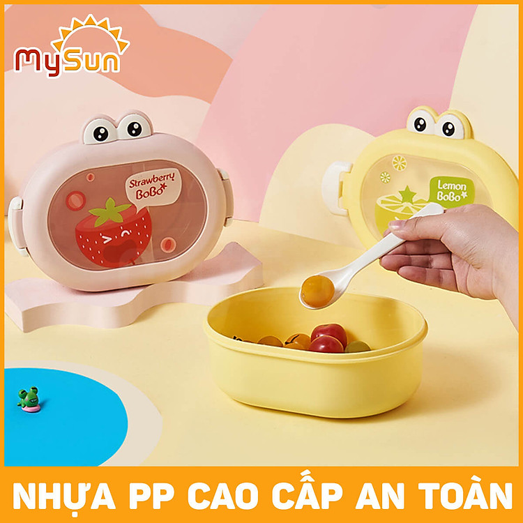 Mua Hộp đựng cơm 2 ngăn cho bé Chính hãng Ưu đãi - Hình ảnh 2