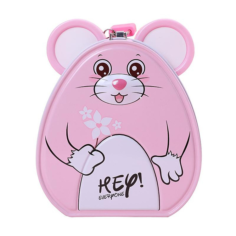 Hộp Két Sắt Mini Hình Chú Chuột Tiết Kiệm Tiền Mẫu Mới Có Khóa Quà Tặng Đáng Yêu Cho Bé