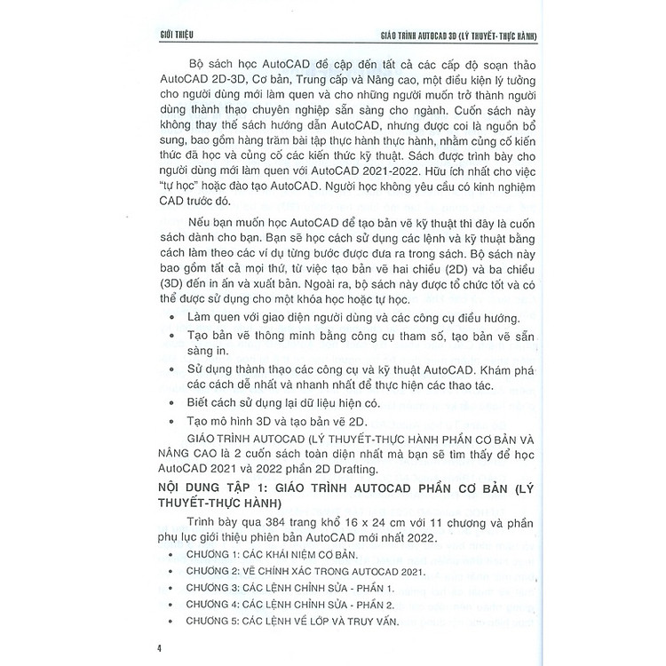 Giáo Trình Autocad 3D - Lý Thuyết-Thực Hành - Ảnh 3