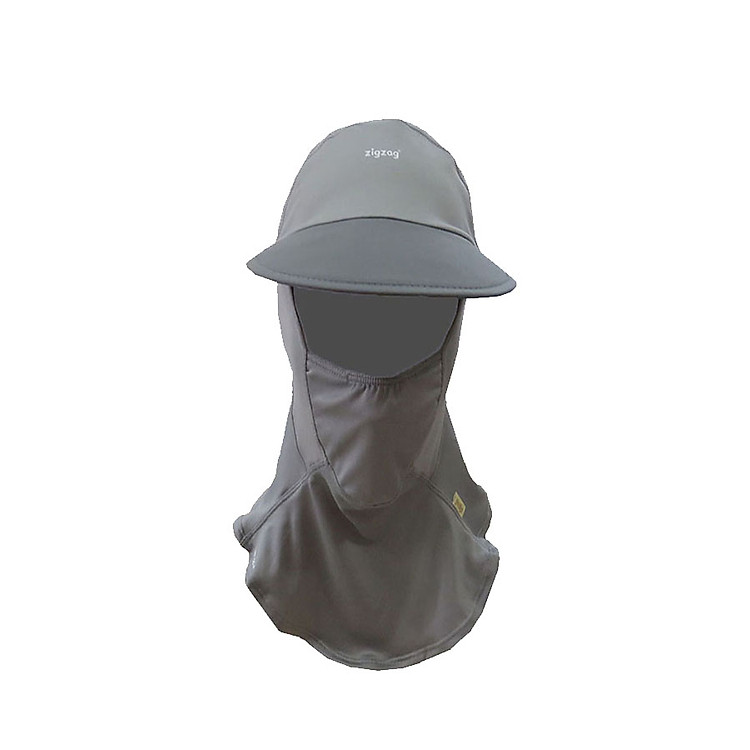 Nón khẩu trang chống nắng UPF50+ xám Zigzag MAS00308