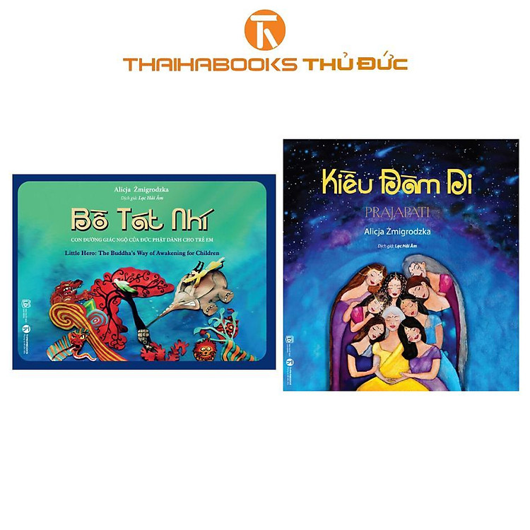 Bồ Tát Nhí + Kiều Đàm Di – Bộ Sách Tranh Song Ngữ Về Phật Giáo Dành Cho Thiếu Nhi