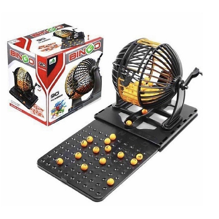 Tìm mua tại Avakids: Bộ Lồng Quay Bingo 90 Số Tặng Móc Khóa - Ngập tràn khuyến mãi