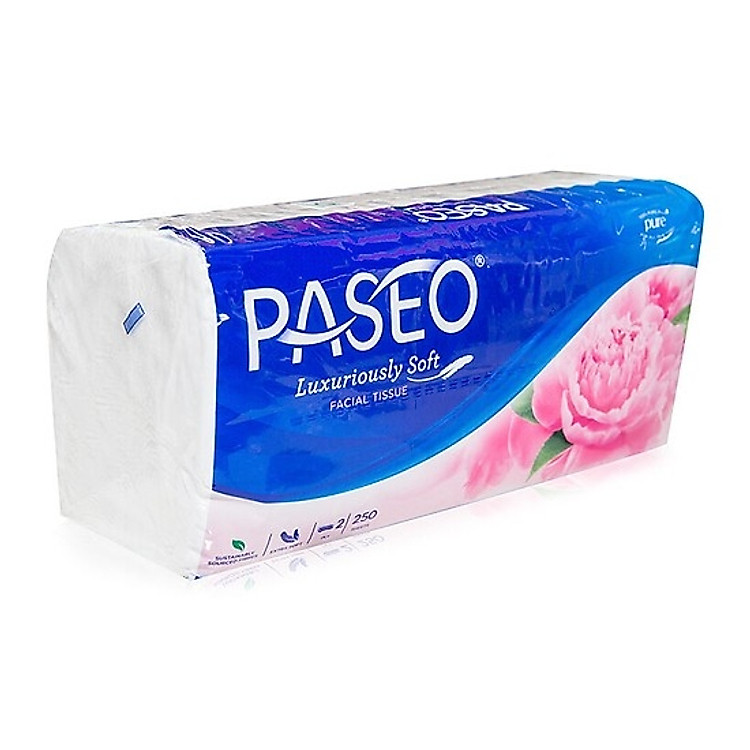 Khăn Giấy Thếp Paseo (250 Tờ x 2 Lớp)