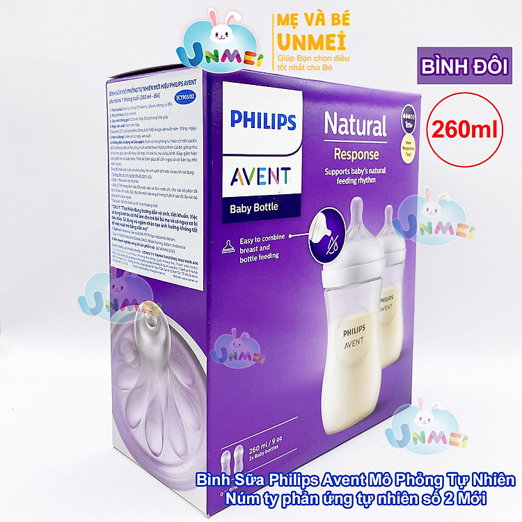 Bình sữa Philips Avent cho trẻ 260ml Ưu đãi - Hình ảnh 3