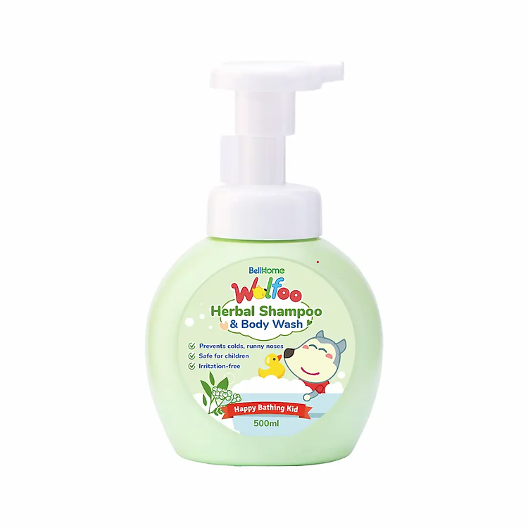Tắm Gội Thảo Dược Wolfoo Baby 500ml Chính hãng Ưu đãi - Hình ảnh 4