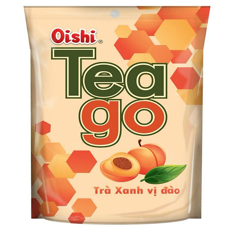 Trà xanh Teago vị đào túi 180ml