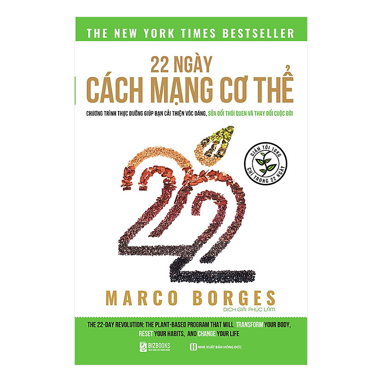 22 Ngày Cách Mạng Cơ Thể – Chương Trình Thực Dưỡng Giúp Bạn Cải Thiện Vóc Dáng, Sửa Đổi Thói Quen Và Thay Đổi Cuộc Đời